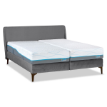 M line Boxspring Elite Cocoon Vlak Met Slow Motion 2 Matras - 200 x 200 cm - Grijs