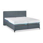 M line Boxspring Supreme Curves Vlak Met Slow Motion 2 Matras - 180 x 200 cm - sky