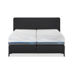 M line Boxspring Supreme Curves Vlak Met Slow Motion 2 Matras - 200 x 220 cm - Zwart