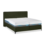 M line Boxspring Supreme Curves Vlak Met Slow Motion 2 Matras - 200 x 200 cm - army