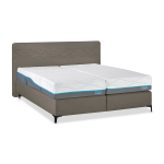 M line Boxspring Supreme Curves Vlak Met Slow Motion 2 Matras - 160 x 200 cm - taupe