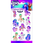 Funny Products neptattoos My Little Pony 20 x 10 cm paars 12 stuks