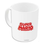 Stor mok Super Mario junior 325 ml keramiek wit/rood