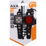 AXA verlichting set Niteline 44R usb - Zwart