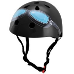 KiddiMoto helm Black Goggle , small