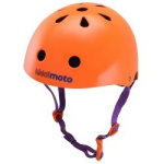 KiddiMoto helm Matt Orange , medium