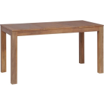 Vidaxl Eettafel 140x70x76 Cm Teakhout Met Natuurlijke Afwerking - Bruin