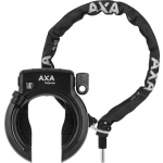 AXA Defender Ringslot Grijs + RLC100 insteekketting - Zwart