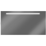 Looox M-Line spiegel met bovenverlichting en spiegelverwarming 90 x 60 cm