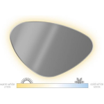 Looox Organic spiegel met CCT-verlichting 60 x 40 cm