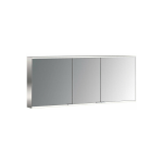 Emco Asis prime 2 spiegelkast 160 cm met 3 deuren en LED-verlichting, aluminium