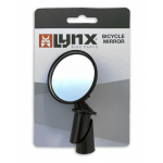 Lynx fietsspiegel 50 mm links/rechts stuurbevestiging - Zwart
