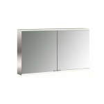 Emco Asis prime 2 spiegelkast 120 cm met 2 deuren en LED-verlichting, aluminium