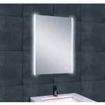 Wiesbaden Duo-LED spiegel met dimbare LED-verlichting en spiegelverwarming 50x70 cm