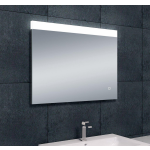 Wiesbaden Single spiegel met LED-verlichting met spiegelverwarming 80x60 cm
