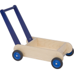 Van Dijk Toys Houten Loopwagen - Blauw