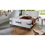 M line Boxspring Elite Lines Verstelbaar Met Slow Motion 2 Matras - 200 x 200 cm - ivory