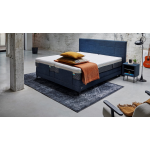 M line Boxspring Supreme Square Verstelbaar Met Slow Motion 2 Matras - 160 x 220 cm - Blauw