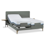 M line Boxspring Elite Lines Verstelbaar Met Slow Motion 2 Matras - 200 x 210 cm - Grijs