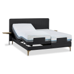 M line Boxspring Elite Lines Verstelbaar Met Slow Motion 2 Matras - 140 x 210 cm - Zwart