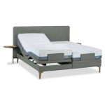 M line Boxspring Elite Lines Verstelbaar Met Slow Motion 2 Matras - 140 x 220 cm - Grijs