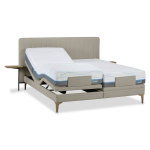 M line Boxspring Elite Lines Verstelbaar Met Slow Motion 2 Matras - 140 x 200 cm - naturel