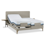 M line Boxspring Elite Lines Verstelbaar Met Slow Motion 2 Matras - 140 x 210 cm - naturel