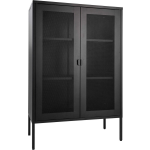 House Nordic Modernee ''Melbourne'' Display Cabinet - L40xB80xH120 cm - Negro