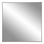 House Nordic Modernee ''Jersey'' spiegel - L60xB60xH1 cm - Zwart