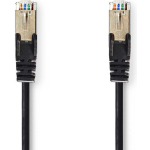 CAT5e SF/UTP kabel zwart 5m