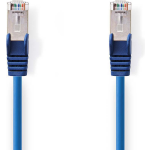 CAT5e SF/UTP kabel blauw 5m