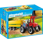 Playmobil Country Grote tractor met aanhangwagen (70131) - Geel