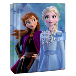 Disney dagboek Frozen 21 x 15,5 cm code papier - Blauw