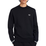 Fred Perry - Sweater met ronde hals in - Zwart