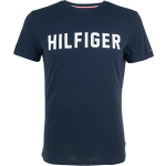 Tommy Hilfiger - Lounge T-shirt met Hilfiger in marineblauw- - Zwart