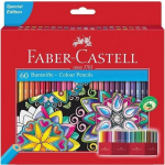 Faber Castell Faber-castell Zeshoekige Kleurpotloden Kasteel, 60s Kartonnen Doos
