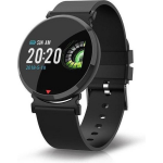 Parya Smartwatch - Stainless Steel - Fitnessfuncties - - Zwart