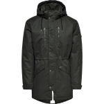 Only & Sons - Gewaxte parka in donker - Verde