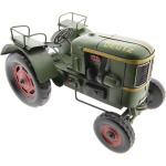 Clayre & Eef Deutz Tractor Model Licentie 26*17*14 Cm Ijzer Staand Tractor 6y2988 - Groen