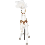 Clayre & Eef Decoratie Paard 43*17*54 Cm Meerkleurig Kunststof Paard 6pr2441