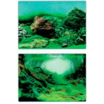 Superfish Deco Poster - Aquarium - Achterwand - 120X49 cm Aquascape Plant