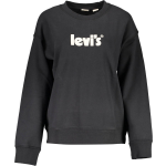 Levi's - Sweater met ronde hals en posterlogo in - Zwart