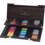 Faber Castell Tekenstift Faber-castell Pitt Artist Pen Houten Koffer, 90-delig