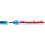 Edding Permanent Marker 3000 Lichtblauw - Wit