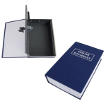 Kluis In Boek / Engels Woordenboek Verstopplek - Metaal - 27 Cm - Blauw
