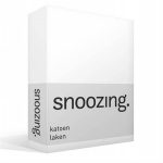 Snoozing - Laken - Katoen - Lits-jumeaux - 240x260 - - Wit