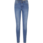 VERO MODA Vmtanya Normal Waist Skinny Jeans Dames - Blauw