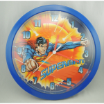 Superman Klok 26 Cm - Blauw