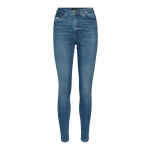 VERO MODA High-waist Skinny Jeans Dames - Blauw