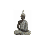 Thaise Boeddha Beeldje 33 Cm - Grijs